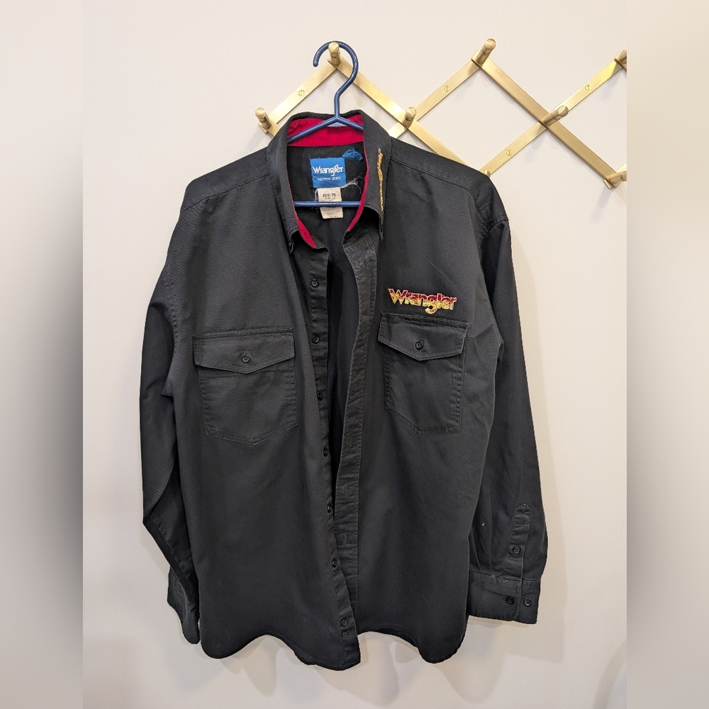 Wrangler Black Men's Shirt Jacket